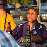 Serving a beer at the Lemoore Lions Brewfest.